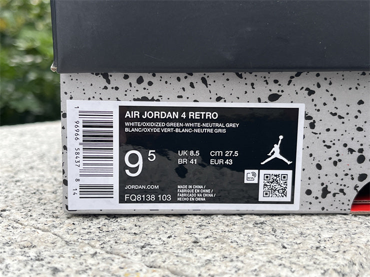 4 Retro "Oxidized Green"