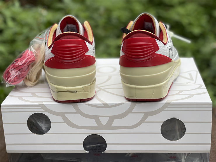 2 Retro Low SP Off-White White Red