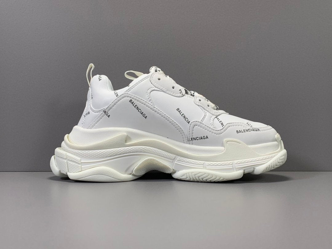 Bg Triple S Allover Logo White