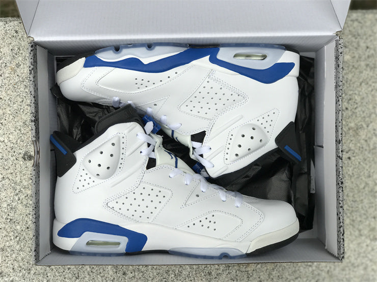 6 Retro Sport Blue