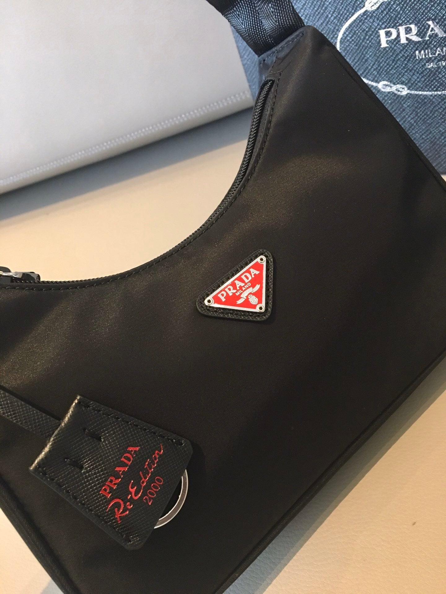 Hobo Tessuto Shoulder Bag Mini Black