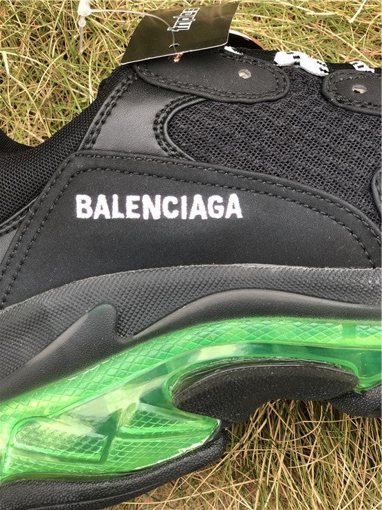 Bg Triple S Black Yellow Fluo