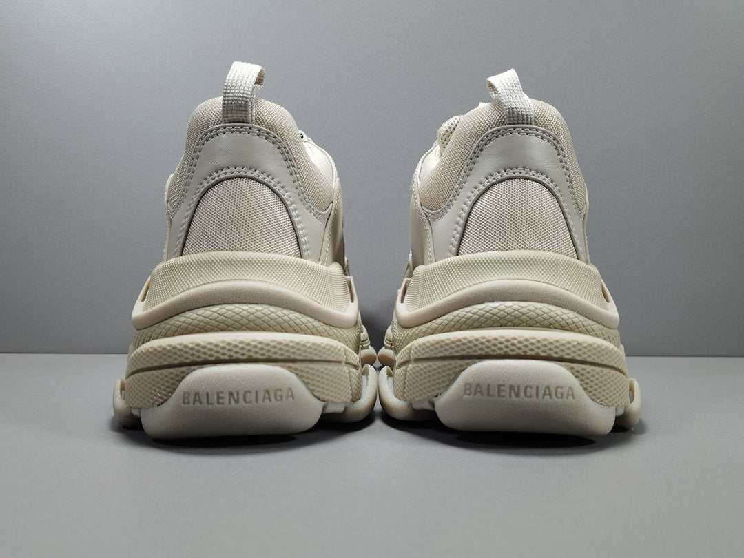 Bg All Over Logo Triple S Beige Black