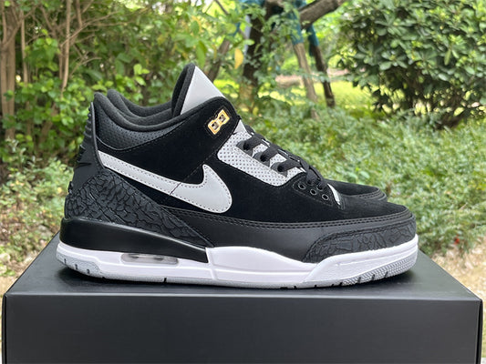 Air Jordan 3 Retro Tinker Black Cement Gold