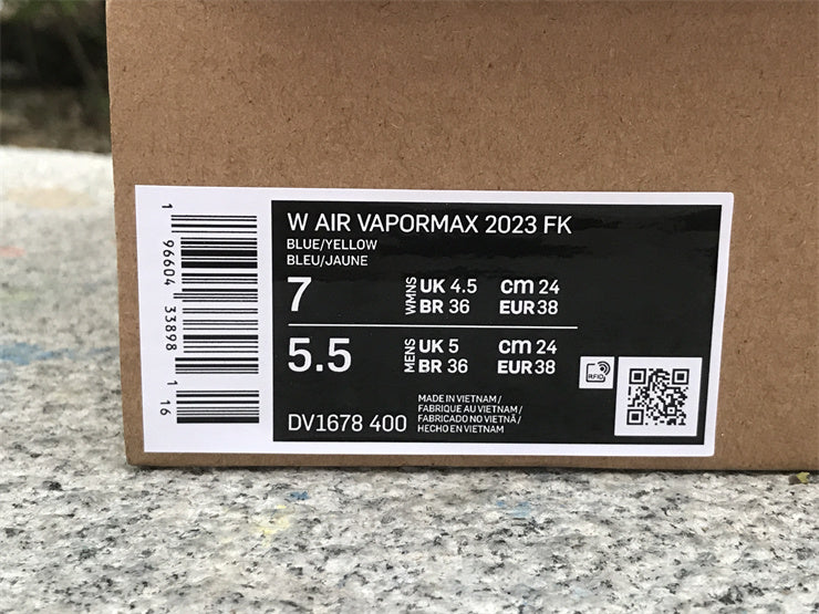 Nike Air VaporMax 2023 Flyknit Baltic Blue Citron Tint