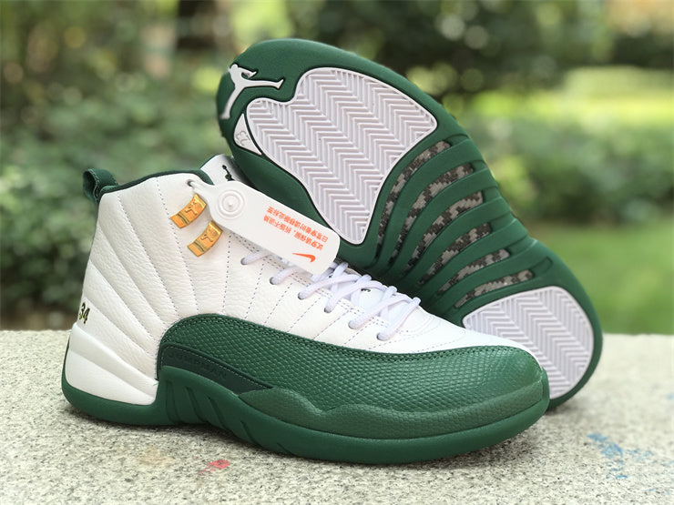 Air Jordan 12 PE Ray Allen White Green