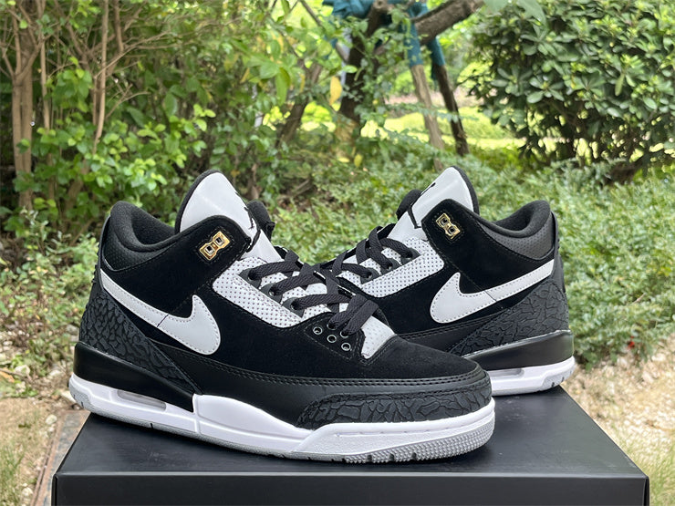 Air Jordan 3 Retro Tinker Black Cement Gold