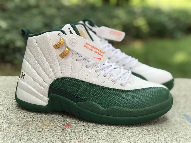 Air Jordan 12 PE Ray Allen White Green