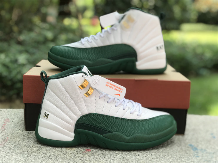 Air Jordan 12 PE Ray Allen White Green