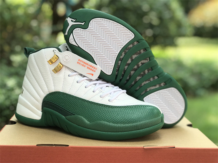 Air Jordan 12 PE Ray Allen White Green