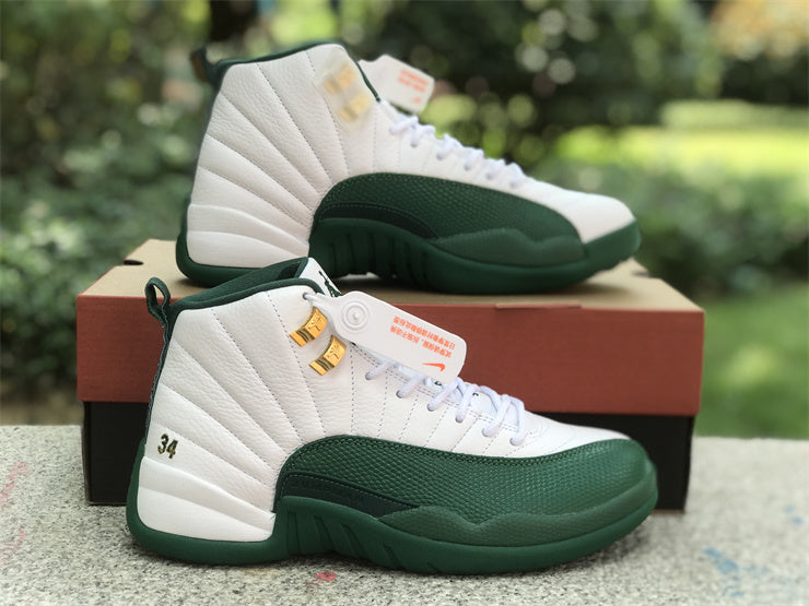 Air Jordan 12 PE Ray Allen White Green