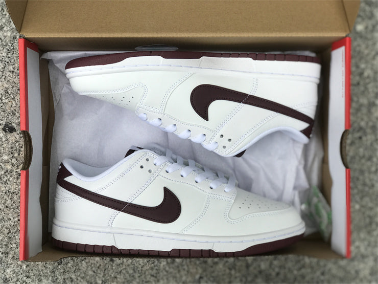 Nike Dunk Low Retro White Night Maroon