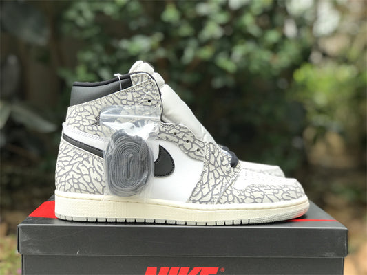 Air Jordan 1 Retro High OG White Cement