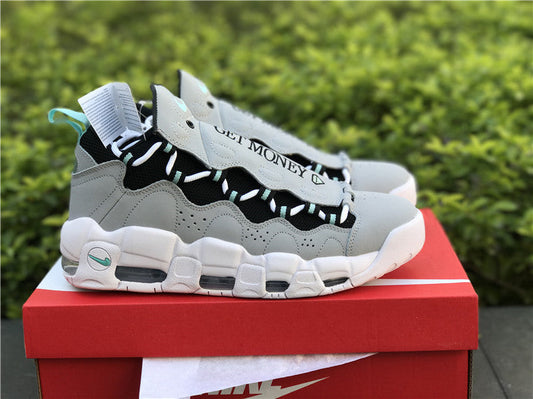 Nike Air More Money Wolf Grey Island Green
