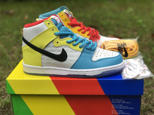 Nike SB Dunk High x Fro skate  All Love No Hate