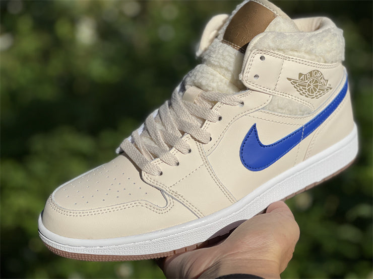 Air Jordan 1 Mid  Fleece Pearl White (GS)