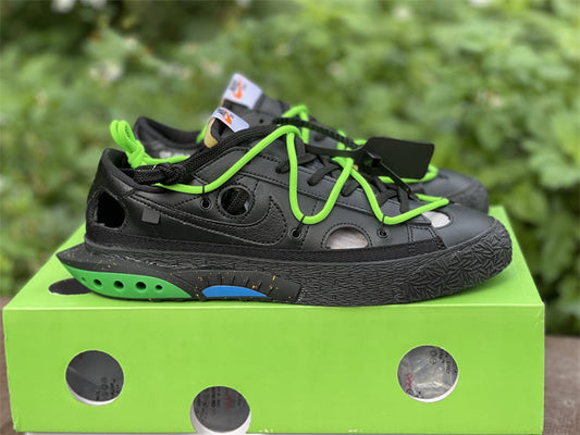 Nike Blazer Low Off-White Black Electro Green
