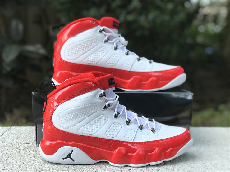 Air Jordan 9 Retro White Gym Red