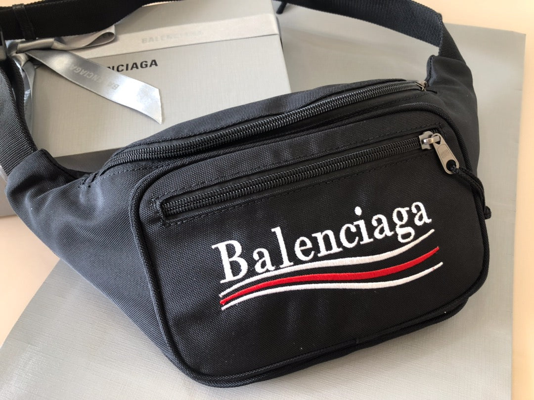 Canvas embroidered Fanny pack