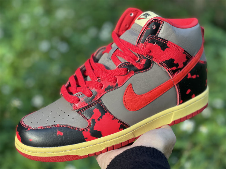 Nike Dunk High 1985 Red Acid Wash DD9404-600