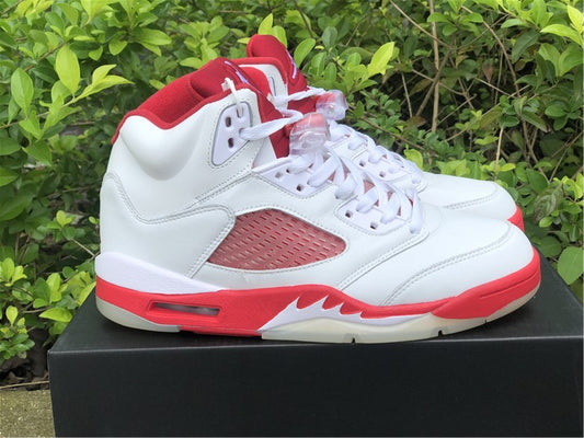 Air Jordan 5 Retro White Pink Red (GS)