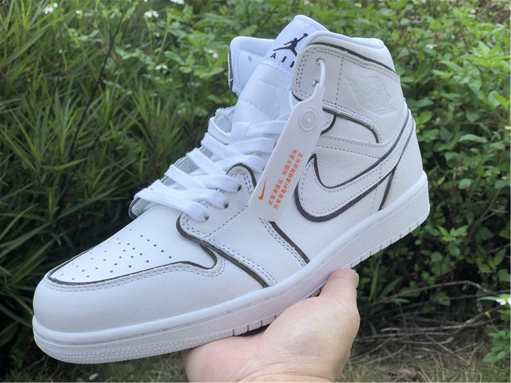 Air Jordan 1 Mid Iridescent Reflective White (W)