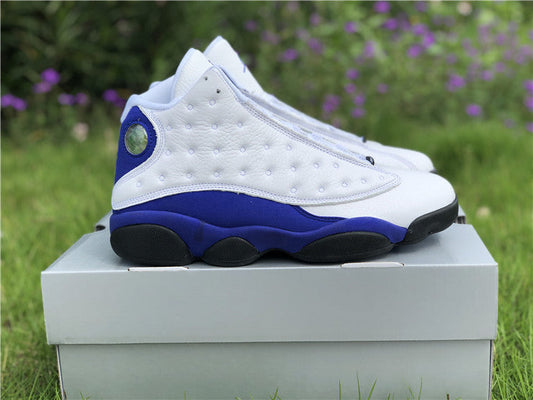 Air Jordan 13 Retro White Hyper Royal Black