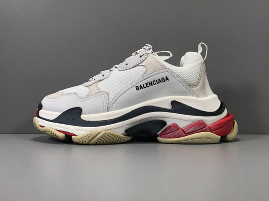 Balenciaga Triple S White Black Red
