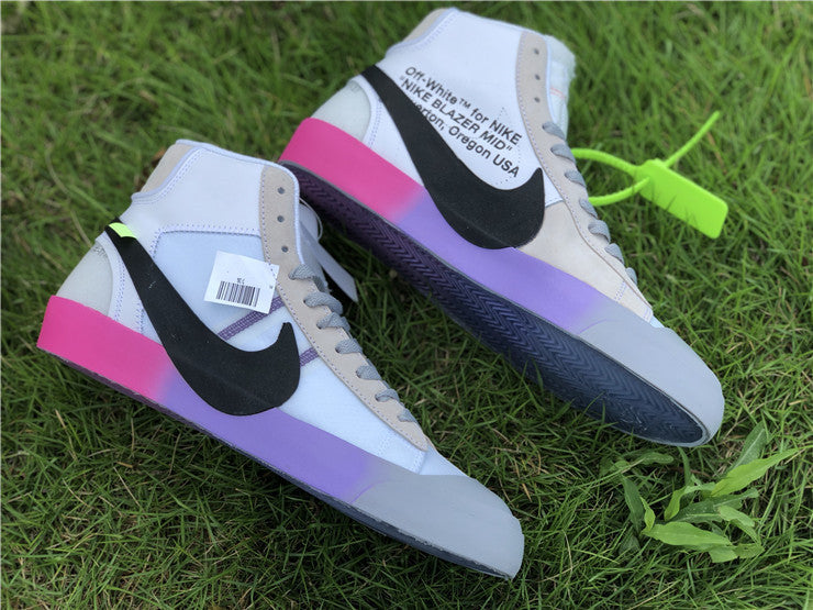 Nike Mid Off-White Wolf Grey Serena Queen