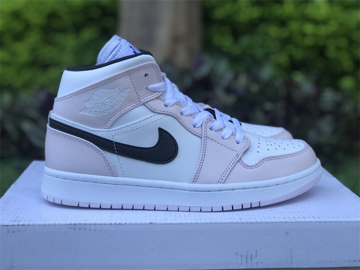 Air Jordan 1  Mid Barely Rose (W)