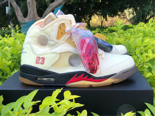 Air Jordan 5 Retro OFF-WHITE Sail