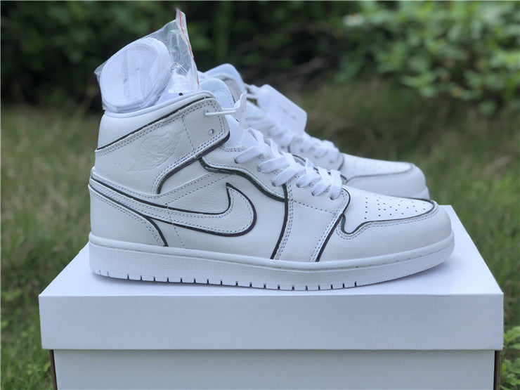 Air Jordan 1 Mid Iridescent Reflective White (W)