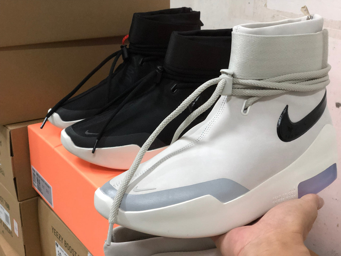 Nike Air Fear of God 1  SA Light Bone Black