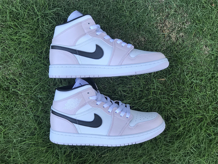 Air Jordan 1  Mid Barely Rose (W)