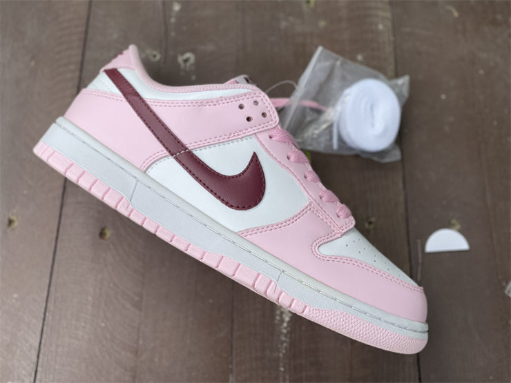 Nike Dunk Low Pink Foam Red White (GS)