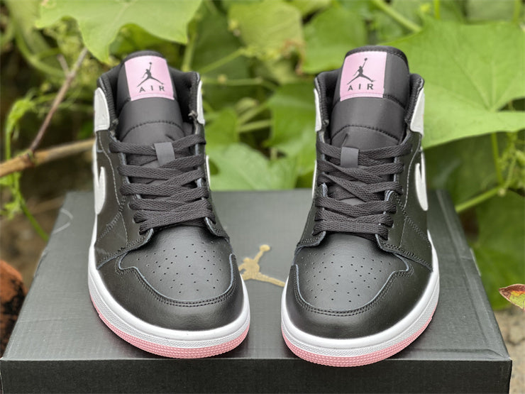 Air Jordan 1 Mid  Arctic Pink Black (GS)