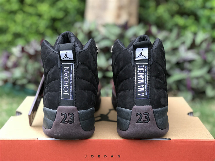 Air Jordan 12  Retro SP A Ma Maniére Black (W)