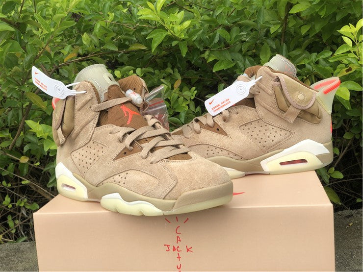 Air Jordan 6 Retro Travis Scott British Khaki