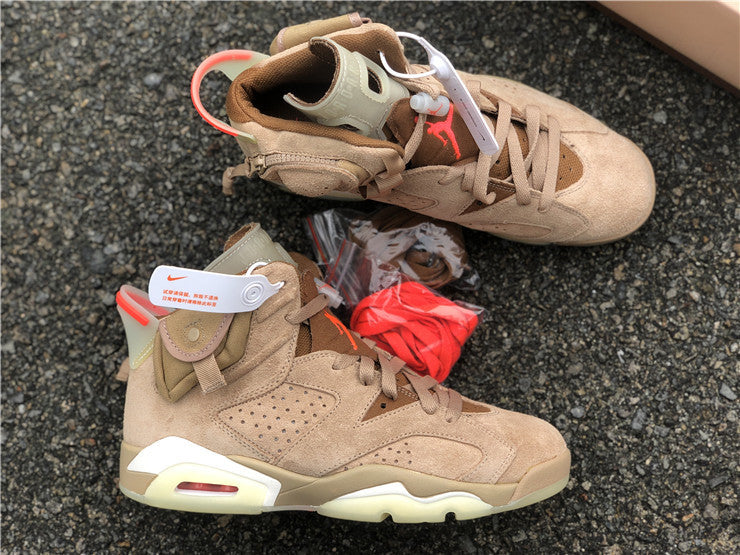 Air Jordan 6 Retro Travis Scott British Khaki