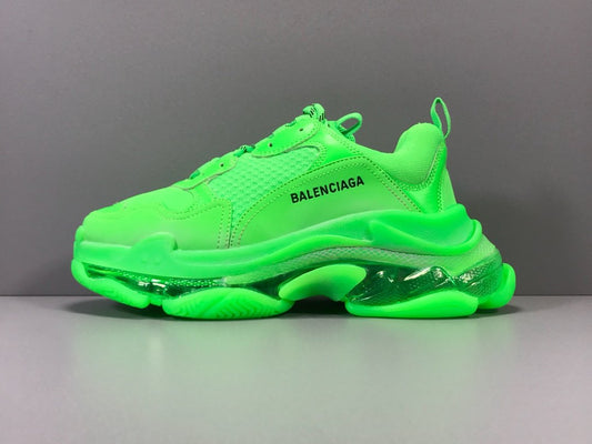 Balenciaga Triple S Neon Green Clear Sole