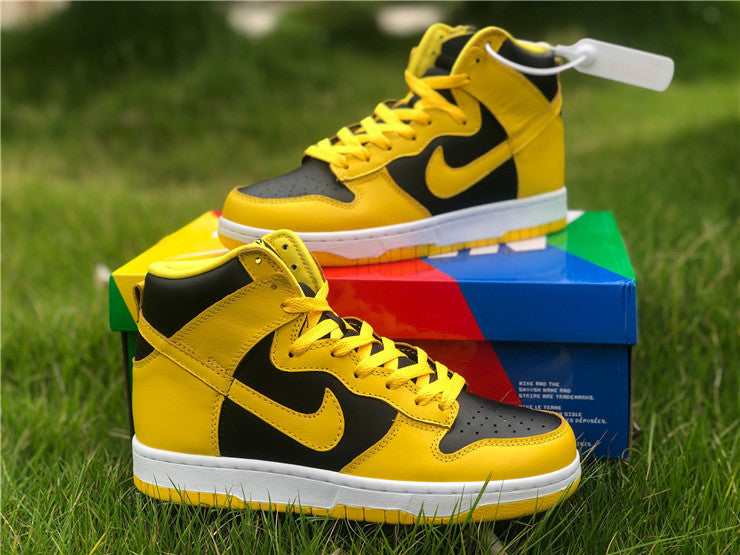 Nike Dunk High Black Varsity Maize