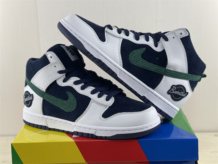 Nike Dunk High Sports Specialties White Navy