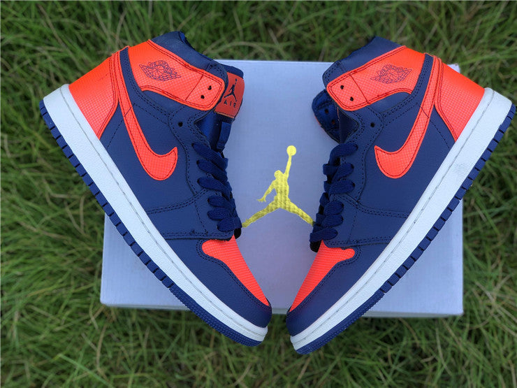 Air Jordan 1 Retro High Blue Void Turf Orange (W)