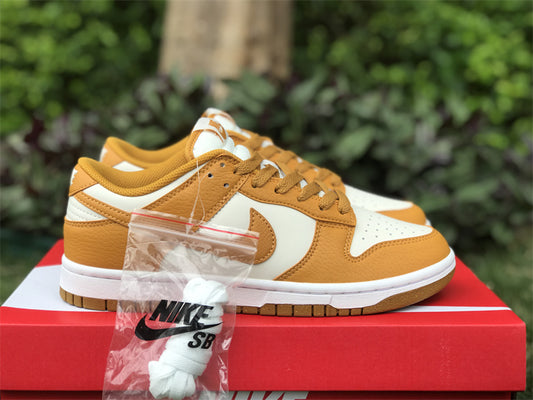 Nike Dunk Low Next Nature Phantom Gold Suede (W)