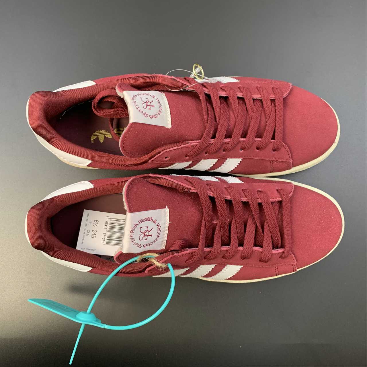 Adidas Campus 80s Sporty & Rich Merlot Cream