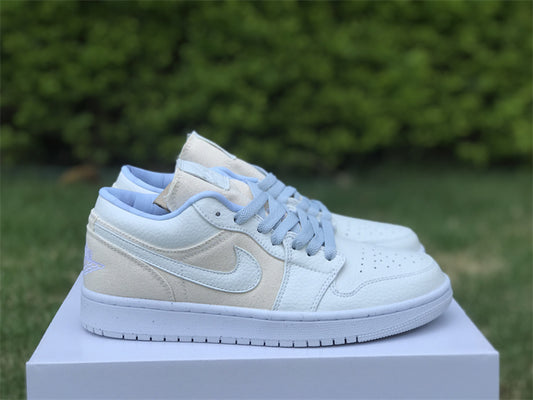 Air Jordan 1 Low  Se Canvas Iris Whisper Sail (W)