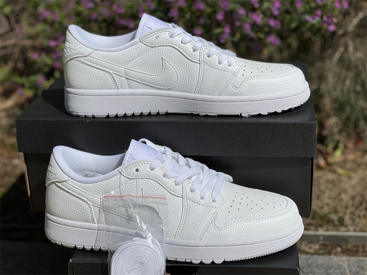 Air Jordan 1 Retro Low Golf Triple White