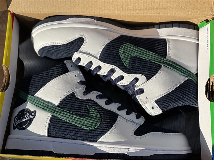 Nike Dunk High Sports Specialties White Navy