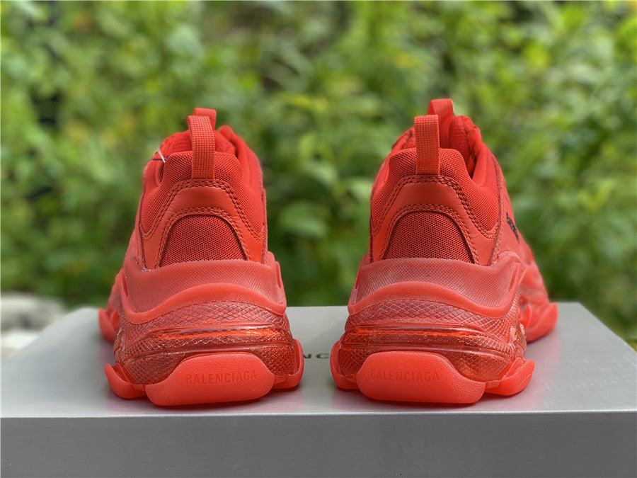 Balenciaga Triple S Red Clear Sole