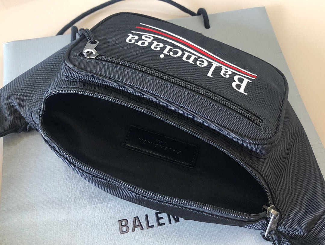 Canvas embroidered Fanny pack
